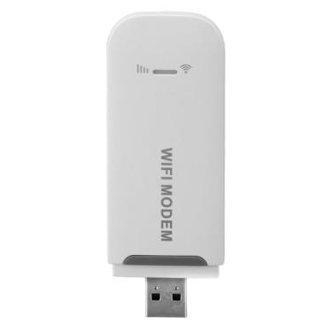 Imagem de Asixxsix WiFi portátil USB 4G, roteador portátil com ponto de acesso móvel, compatível com 10 dispositivos, modem Wi-Fi com slot para cartão SIM, para viagens, escritório e casa (Branco)