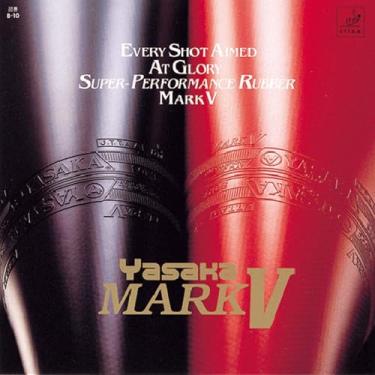 Imagem de Tênis de mesa YASAKA Mark V de borracha, Preto, 1.8mm