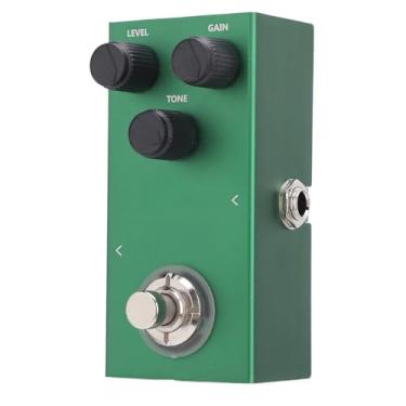 Imagem de Efeito de overdrive de guitarra Pedal Mini alumínio de alumínio Nível de tom de tom de tom de tom de tom elétrico Desempenho de graves elétricos shows ao ar livre