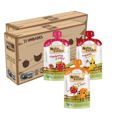 Imagem de Kit Papinha Organica Natuzinho 3 sabores 9 meses 21 unids