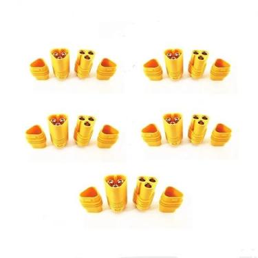 Imagem de Adaptador De Conector MT60 De 3,5mm Plugue Bullet De 3 Pinos Para Bate