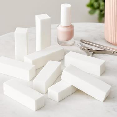 Imagem de Bloco Polidor de Unhas Esponja Lixa Manicure Pedicure Profissional 10 Unidades