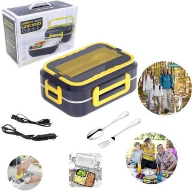 Imagem de Marmita Elétrica Veicular 12V/Bivolt Aquecedor Alimentos 12V