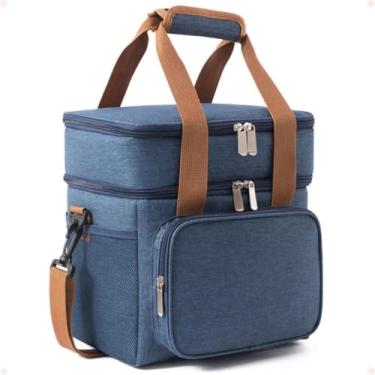 Imagem de Bolsa Termica Lancheira Alça Transversal 2 Andares 13l