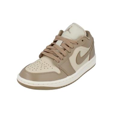 Imagem de Nike Tênis feminino Air Jordan 1 Low, Rattan Desert Camo Sail 203, 36