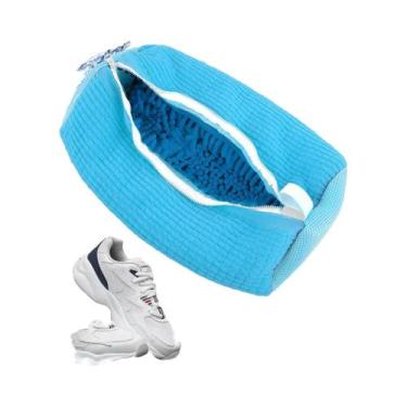 Imagem de Saco De Lavanderia De Poliéster Macio Para Lavar Sapatos, Amigo Da Máq