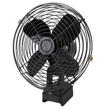 Imagem de Cryfokt 4 Ventilador de Resfriamento de Folhas, 8 Polegadas de Trabalho Portátil do Ventilador de Trabalho para o Dormitório do Escritório