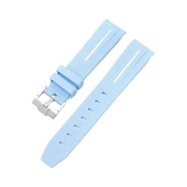 Imagem de Pulseira De Silicone Unissex 20mm Para Omega Swatch MoonSwatch Strap D
