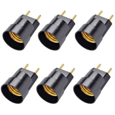 Imagem de Bocal Soquete Porta Lampada Borne Embutido Base E27 06 Un