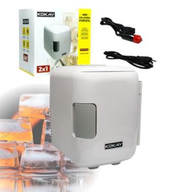 Imagem de Mini Geladeira Portátil 4L 127V Frescor Onde Você For Leve a praticidade e o frescor para todos os momentos