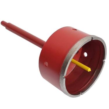 Imagem de Serra Copo Diamantada Com Haste 100Mm Guia  Htom