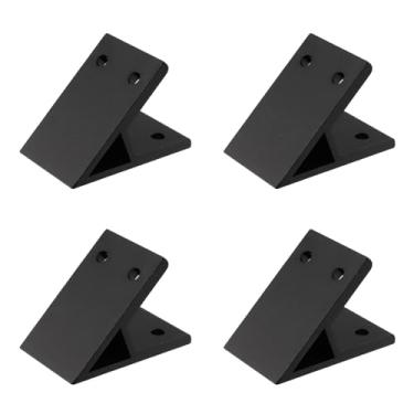 Imagem de T Tulead 4 peças Série 2040, suportes de canto de liga de alumínio de 45 graus, acessórios de perfil de extrusão de alumínio, suporte de conector de junta 5 cm × 1,106 cm
