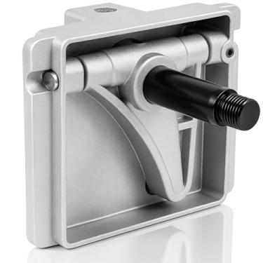 Imagem de 100016A-1 Conjunto de dobradiça e suporte de roda superior de liga de substituição OEM para serra de fita de ferro fundido Jet 35.6 cm