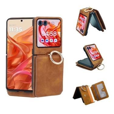 Imagem de Capa de telefone para Moto Razr 50 FGZDPT EUA marrom