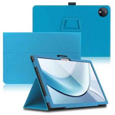 Imagem de Keihok Capa para tablet DOOGEE V Pad de 12 polegadas com alça de mão e suporte de lápis, capa dobrável com suporte dobrável para DOOGEE V Pad (azul celeste)