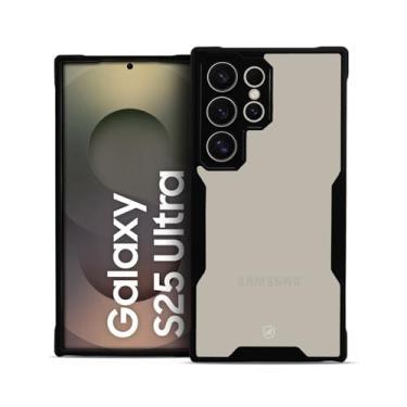 Imagem de Gshield Capa Case Capinha Dual Shock Sense Preta Acabamento Premium Proteção Contra Arranhões, Quedas e Impactos para Samsung Galaxy (S25 Ultra)