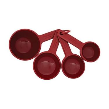 Imagem de KitchenAid Conjunto de copos medidores universais, 4 peças, Empire Red