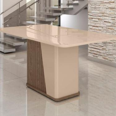 Imagem de Mesa para Sala de Jantar 6 Lugares 1 Porta Harmonia - Móveis Bechara