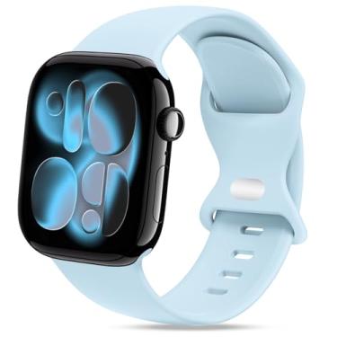 Imagem de STG Sport Pulseira de silicone compatível com Apple Watch Ultra 2/Ultra SE séries 10/9/8/7/6/5/4/4/3/2/1 de 38 mm, 40 mm, 40 mm, 40 mm, 41 mm, 44 mm, 46 mm, 49 mm, S/M M/G