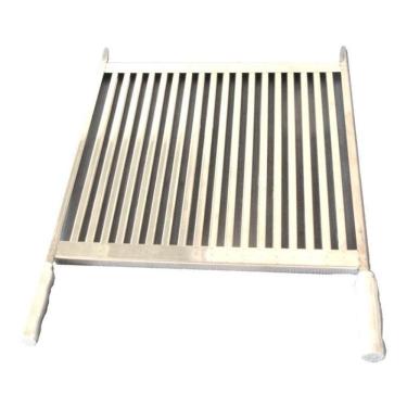 Imagem de Grelha Churrasco Uruguaia Inox Parrilha Churrasco 67X48Cm