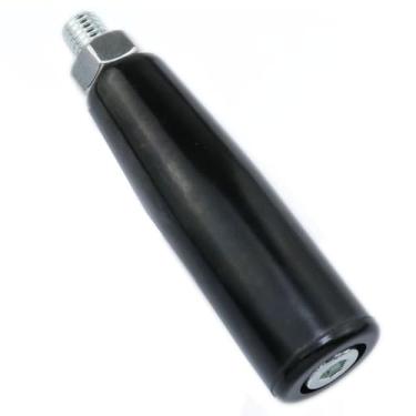 Imagem de Meuey Lyot 1 peça de alças giratórias M10 pretas baquelite 8 cm/3,15 polegadas Torno rosqueado manivela de reboque roda de mão com porca para reparo de móveis, tornos, máquinas e equipamentos