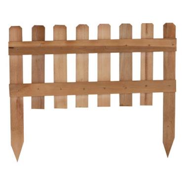 Imagem de Cerca De Eucalipto Ripada Marrom 30x60 Cm - N/A