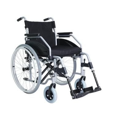 Imagem de Cadeira De Rodas Alumínio Premium Dobrável 150kg Assento 44cm