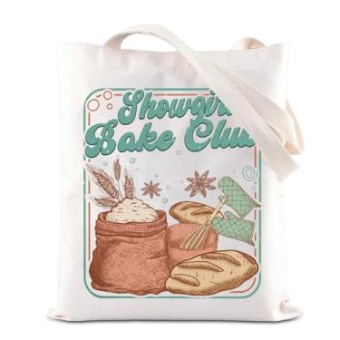 Imagem de KUIYAI Sacola Sourdough Bake Shop, presente para amantes do padeiro de pão, presente para fãs de álbum de música, bolsa de mão, showgirl Bake Club, Sourdough Making Gift, Bakeclubts-us, Medium