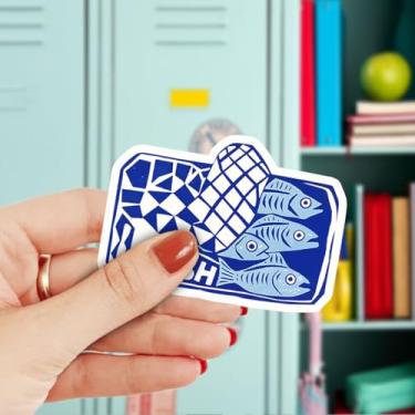 Imagem de Adesivo de 3 peças de sardinhas em lata, adesivo de peixe em lata, adesivos de sardinha, decalque engraçado com citação de vida para amantes de humor, amantes de peixes, buscadores de espaço pessoal