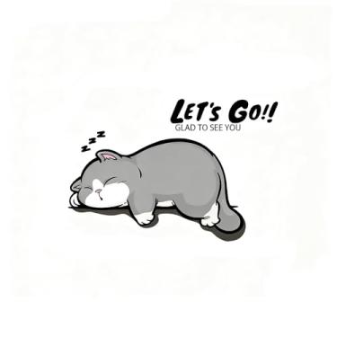 Imagem de Adesivo de gato adesivo de carro emblema para motocicleta logotipo decorativo arranhado capa de logotipo cauda lateral fita arranhada capacete de moto (B)