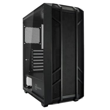 Imagem de Gabinete Gamer Kalkan Alfern - Vidro Temperado - Frontal em Mesh - ATX - Preto - KLK00034