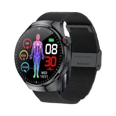 Imagem de Relógio Inteligente De Monitoramento De Saúde Masculina ECG PPG Frequê