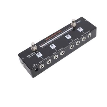 Imagem de Luocute Pedal Multiefeitos Overdrive Distortion Loops Delay Footswitch True Bypass, 16 Predefinições Programáveis ​​LED Display Bank Switch True Bypass Guitar Effects Loops Switcher