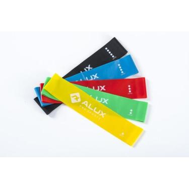Imagem de Kit 5 Mini Band Elastico Alux - Alux Pro  Sports