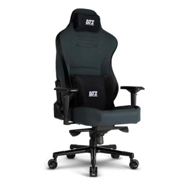 Imagem de Cadeira Gamer DT3 Royce, ergonomica e confortável em Tecido DT3 Techsoft™, espuma injetada, estrutura reforçada em aço tubular, braços 4D+, suporta até 180kg e altura máx. de 2,10m(Space Grey)