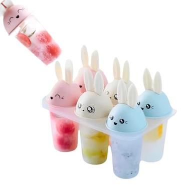 Imagem de Forma de Picole 6 Moldes Infantil Cores Sortidas Bichinhos Divertidos