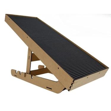 Imagem de Rampa degraus Pet Até 20 kg-45 à 60 de altura com Antiderrapante Indicada para sofás/Camas baixas