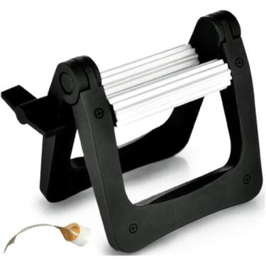 Imagem de Espremedor de pasta de dente Doremy dispensador de plástico fosco e aço inoxidável auxiliar para cozinhar, animais de estimação – dispensador, assar, salão de cabeleireiro, cosméticos, tubo de tinta,