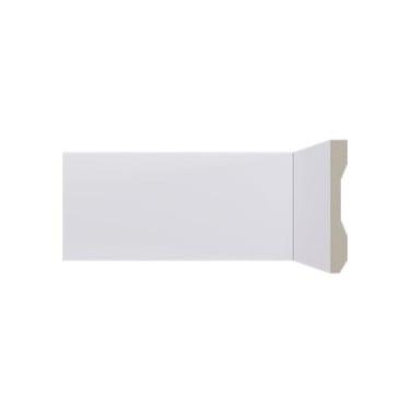 Imagem de Rodape 10cm Liso Branco Poliestireno Lev101 - Santa Luzia