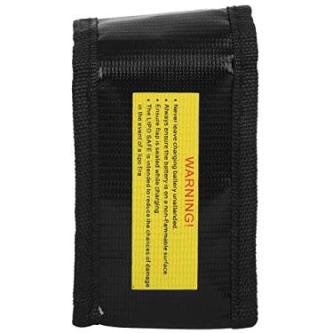 Imagem de Zerodis Bolsa de Bateria para Drone à Prova de Explosão, Material à Prova de Fogo, Armazenamento Compacto para Air 2 Pilotos e Viajantes, Modelo de Acessórios de Aviação (1 bateria)