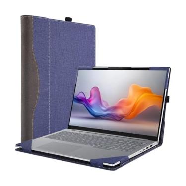 Imagem de Capa para laptop Lenovo ThinkBook 16 G8 IRL / G7 IML ARP para ThinkBook 16 G6 IRL ABP [Do Check Model] Bolsa removível para notebook PU acessórios com orifício de dissipação de calor (azul)
