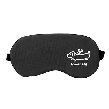 Imagem de Máscara de dormir Máscara de olhos de desenho animado de poliéster macio Wiener Dog