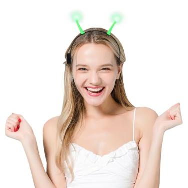 Imagem de Toyvian Faixa de Cabeça Brilhante: Faixa de Cabeça para de Antena, de de Antena de Plástico Que Brilha No Escuro - Leve E Portátil - de Iluminada para Adultos E Crianças, Acessórios para Cabelo