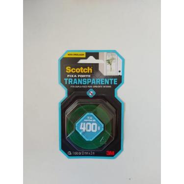 Imagem de Fita 3M dupla face fixa forte silicone 400g 12mmx2m