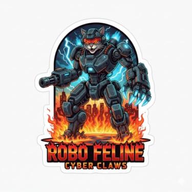 Imagem de Adesivo Decorativo para Carro e Moto, Modelo Gatinho (Adesivo63)