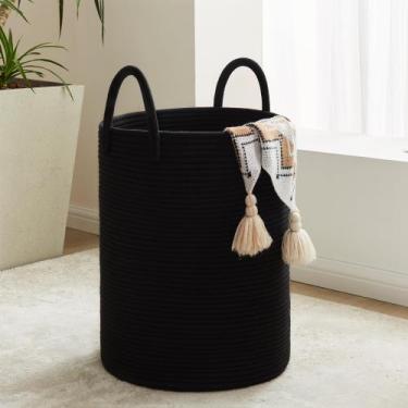 Imagem de Cesto de roupa suja YOUDENOVA Cotton Rope 58L preto