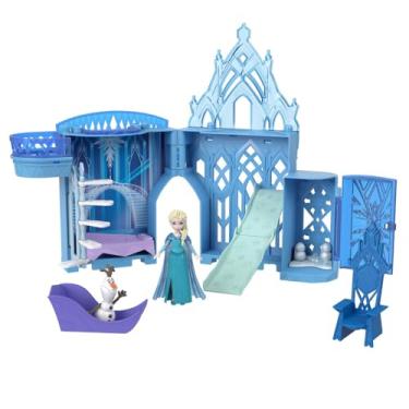 Imagem de Disney Frozen Casa de Bonecas Castelo da Elsa Empilhável para crianças a partir de 3 anos