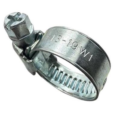 Imagem de Abraçadeira 13x19 1 unidade rosca sem fim galvanizada 13x19 - D.MARCAS