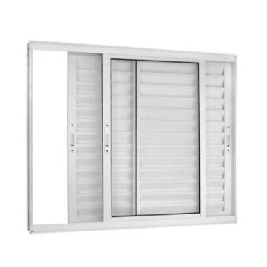 Imagem de Veneziana 3 Folhas Alumínio Branco ou Preto Linha 25 Suprema - Jaguar 