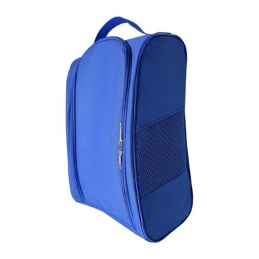 Imagem de Zxpjkyu Bolsa Leve para Sapatos de Golfe, Feita de Tecido Oxford, Organizadora para Equipamentos de Golfe, Ideal para Camping, Rugby, Academia E Muito Mais, Azul